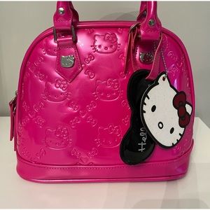 Hello Kitty Sanrio Loungefly Handbag. Hot pink. NWT.